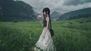 莲心山色远
