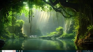 绿色阳光森林