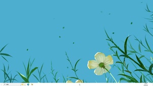 中式留白春日景