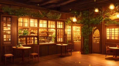 温馨的小店室内