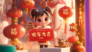 祝你蛇年大吉