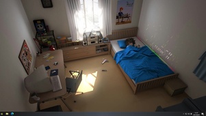 房间男孩可视化音频主题