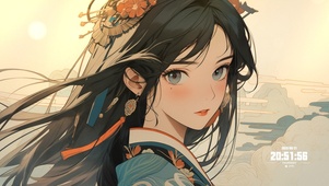 4k 汉服女孩