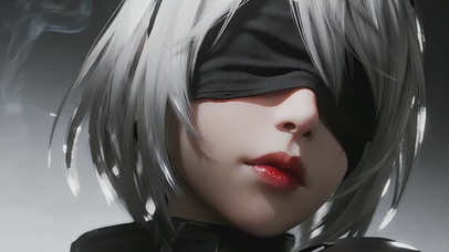 3D高质量立体感冷艳人像