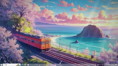 樱花列车AI-桌面主题