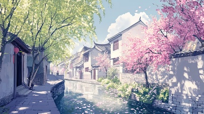古城的浪漫春日