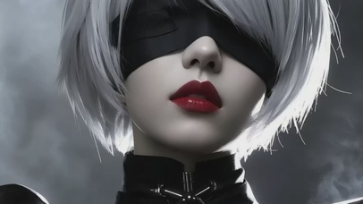 3D高质量立体感冷艳人像