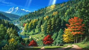 山谷森林