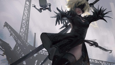 插画尼尔机械纪元