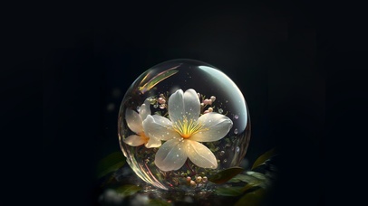 4k 黑暗中的水晶球