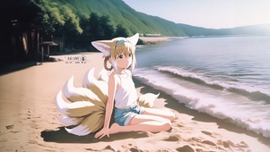 海边狐女