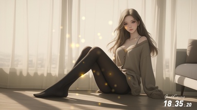 那抹笑意如同月光洒在湖面