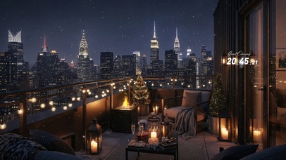 城市冬夜·惬意阳台