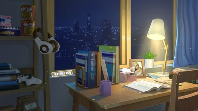 夜晚舒适的学习环境