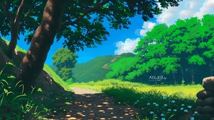 护眼林荫小道
