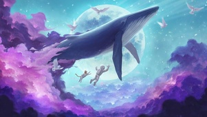 鲸-美梦幻月空