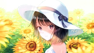 4k向日葵女孩
