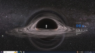 太空人黑洞—【主题桌面】
