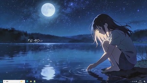 水中月