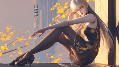 亭亭玉立，风姿绰约