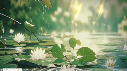 樱风揽月-桌面主题