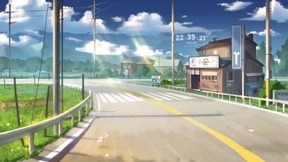 唯美治愈午后乡村公路