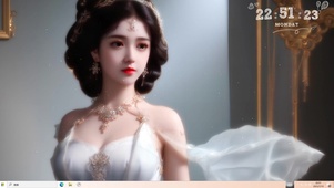 清纯白色婚纱美少女