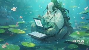 护眼水中绿景