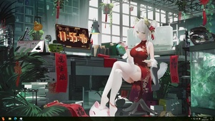 凯尔希新年贺图-白天版