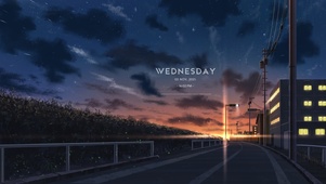 黄昏治愈街道