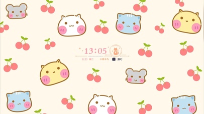 可爱动物卡通头部