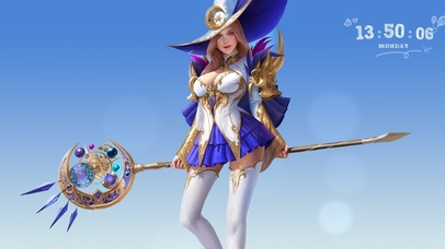 二次元 金发魔法少女 白丝