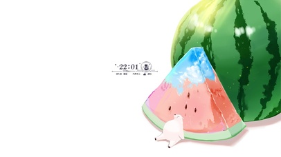 4K夏日清凉西瓜