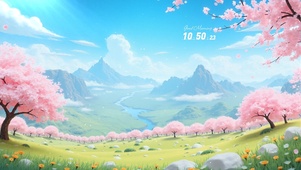 樱花山谷