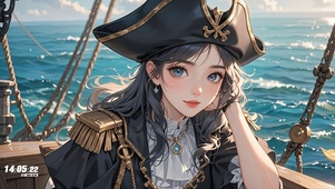 可爱女海盗