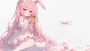 粉色少女