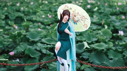 4K清纯旗袍美女