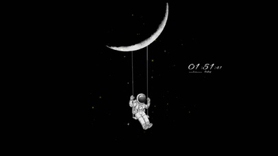 荡秋千的太空人