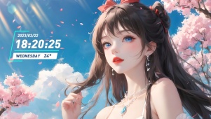 清新樱花少女