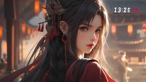 国风清冷气质美女	