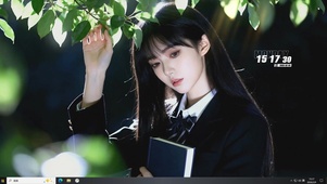 清纯学院风女孩