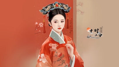 4K无畏风雨的清宫美人