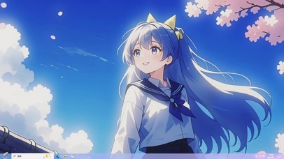 青空樱语-桌面主题