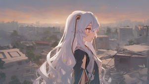 唯美废土少女