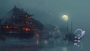 夜泊秦淮近酒家
