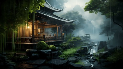 4K古风隐士秘境