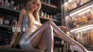 金发美女 高清壁纸