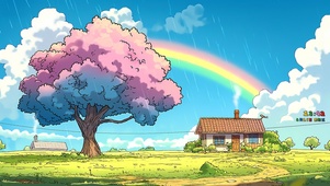彩虹雨
