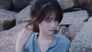 4K海边少女