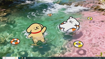 可爱萌宠小清新桌面主题